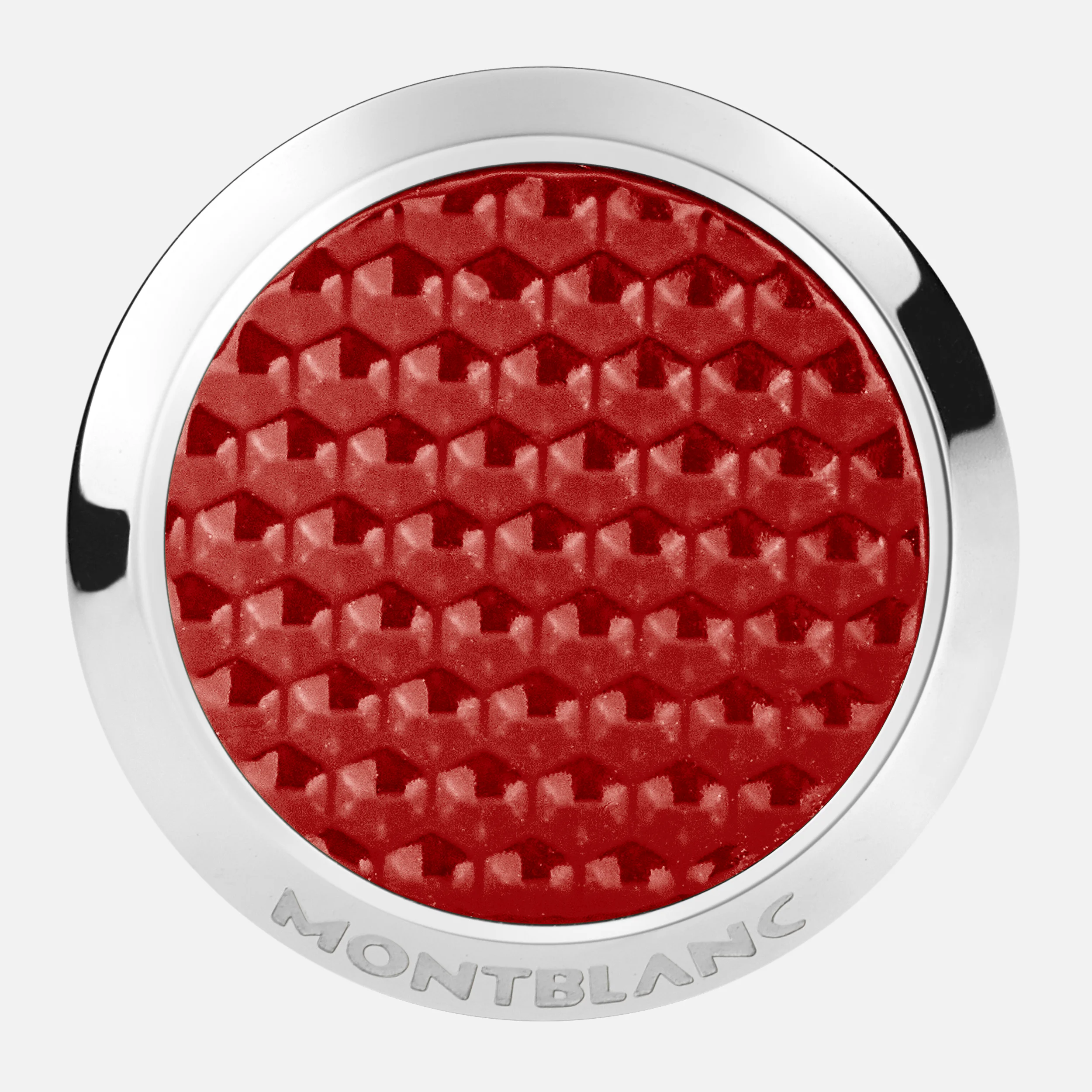 Montblanc Cufflink Red Hour Steel Lacquer - Pencraft the boutique