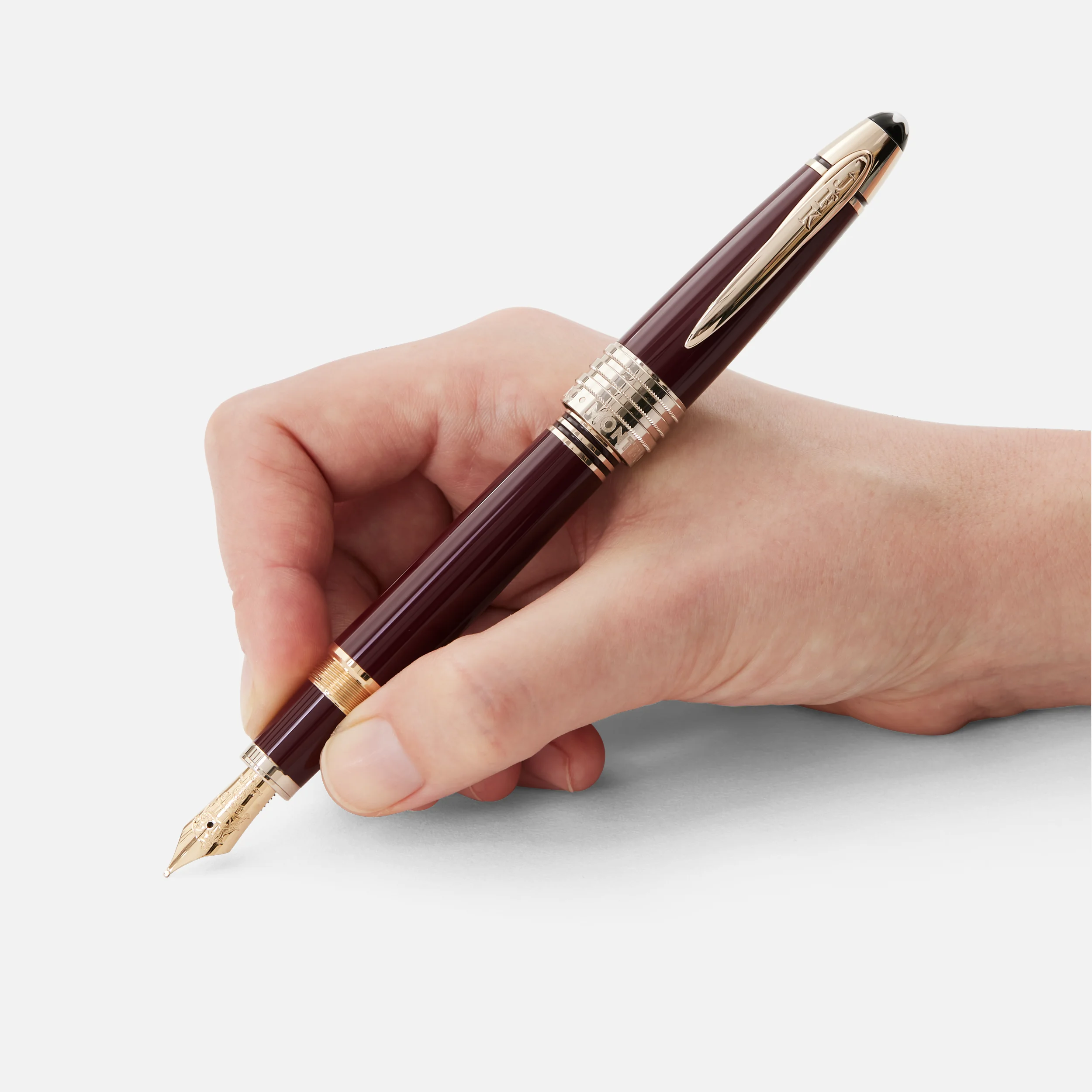 Montblanc Great Characters JFK Burgundy Fountain Pen - Pencraft the boutique