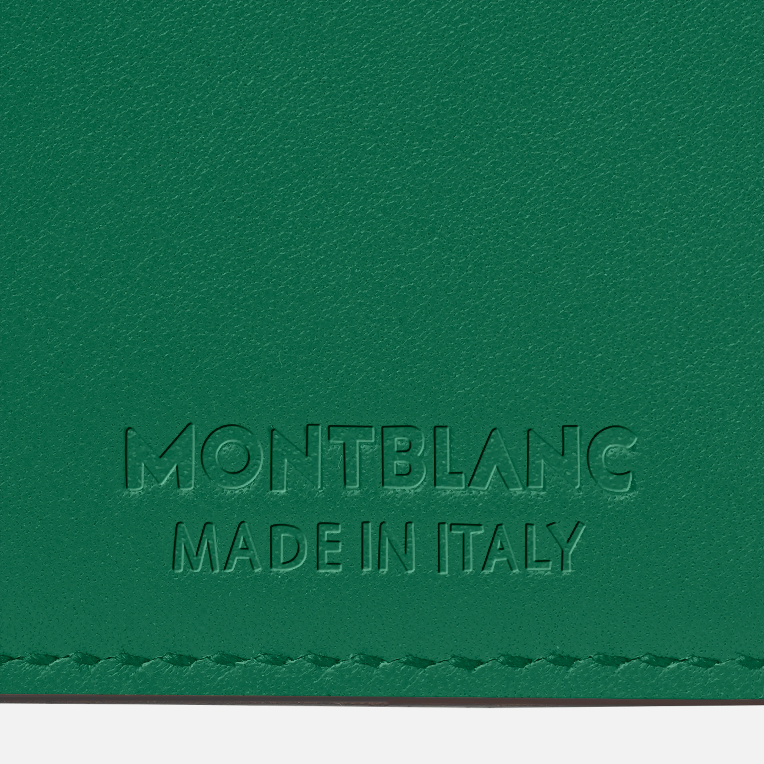 Montblanc Meisterstuck Selection Soft Mini Wallet 4cc Scottish Green - Pencraft the boutique