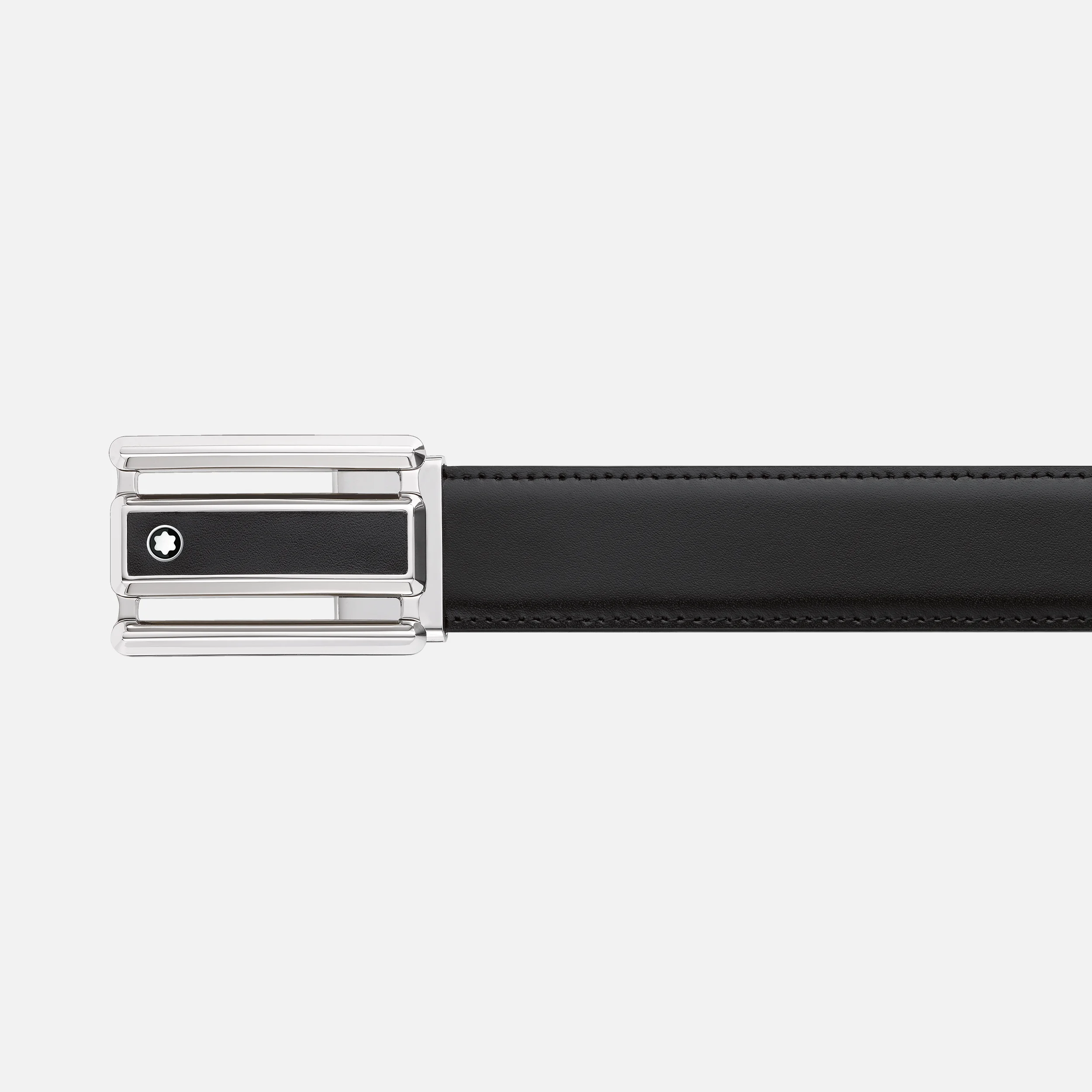 Montblanc BLACK BROWN 30 MM REVERSIBLE LEATHER BELT - Pencraft the boutique