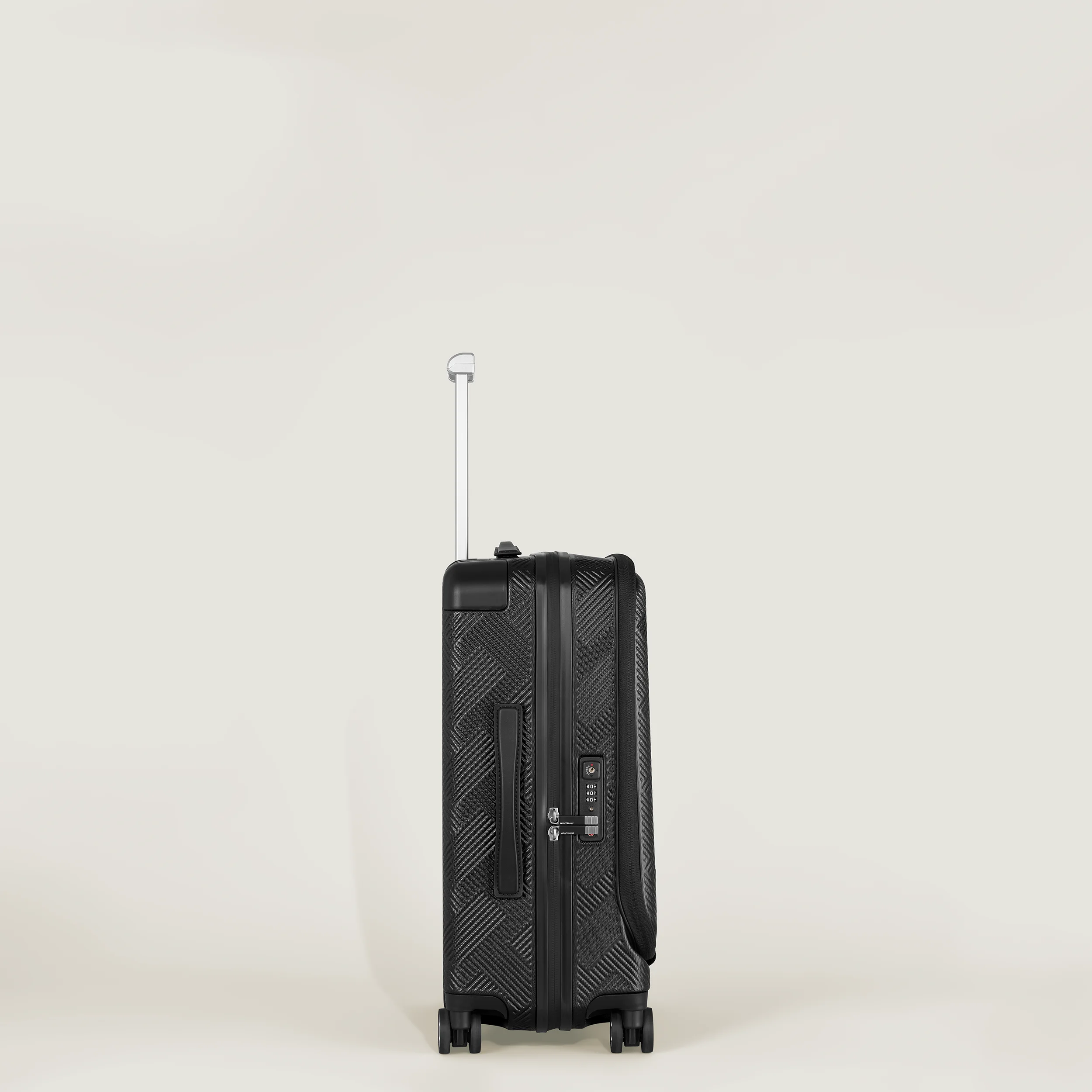 Montblanc #MY4810 Extreme 3.0 macro pattern Cabin Trolley with pocket Black