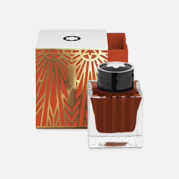 Montblanc MEISTERSTÜCK The Origin Ink Bottle CORAL 50ML - Pencraft the boutique
