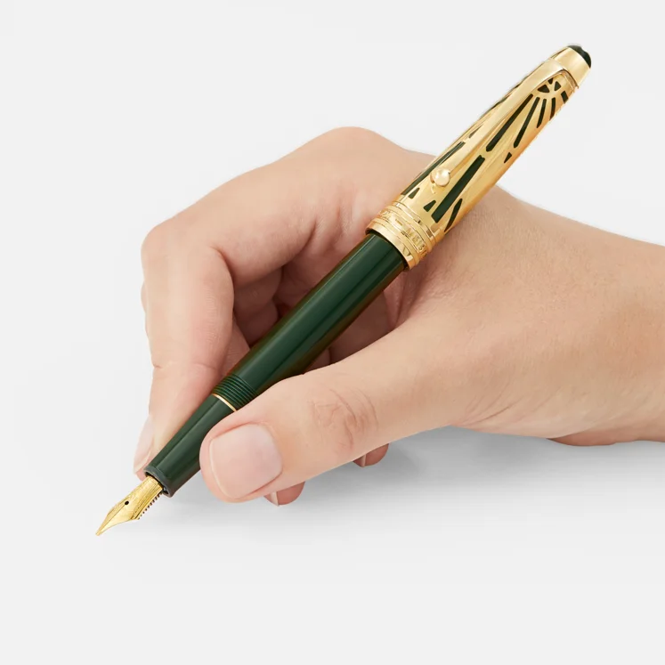 Montblanc Meisterstuck The Origin Collection Classique Doue Green Fountain Pen