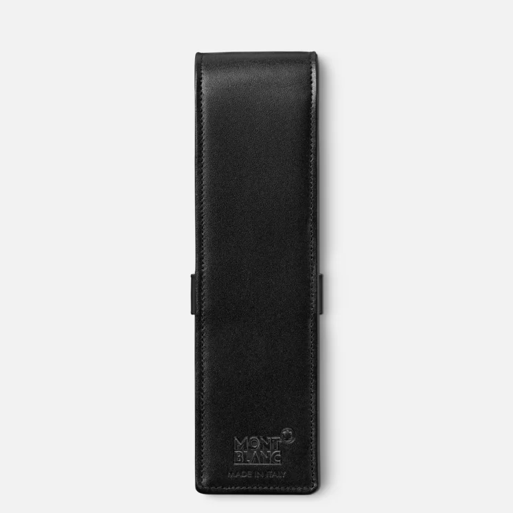 Montblanc Meisterstuck Pen Pouch Siena 2 Black - Pencraft the boutique