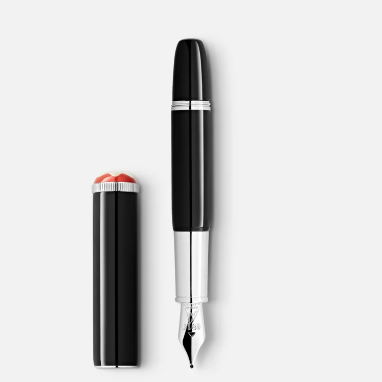 Montblanc Heritage Rouge et Noir Baby Black Fountain Pen - Pencraft the boutique