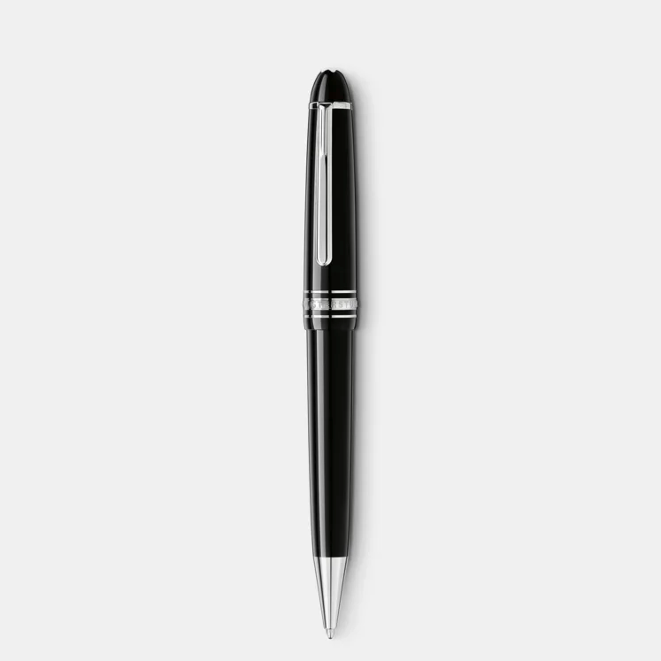 Montblanc Meisterstuck Midsize Black Platinum Ballpoint - Pencraft the boutique