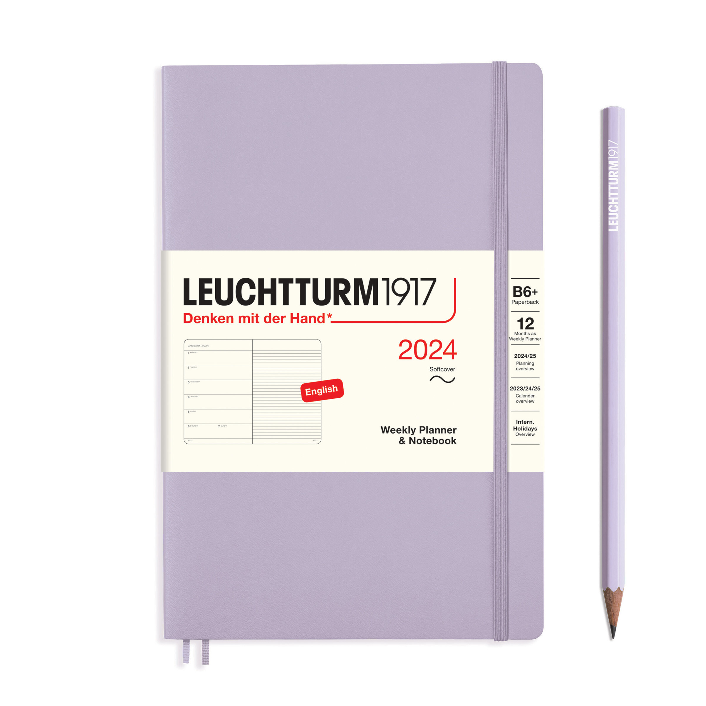Leuchtturm1917 Weekly Planner & Notebook Soft Cover B6+ 2024 - Pencraft the boutique
