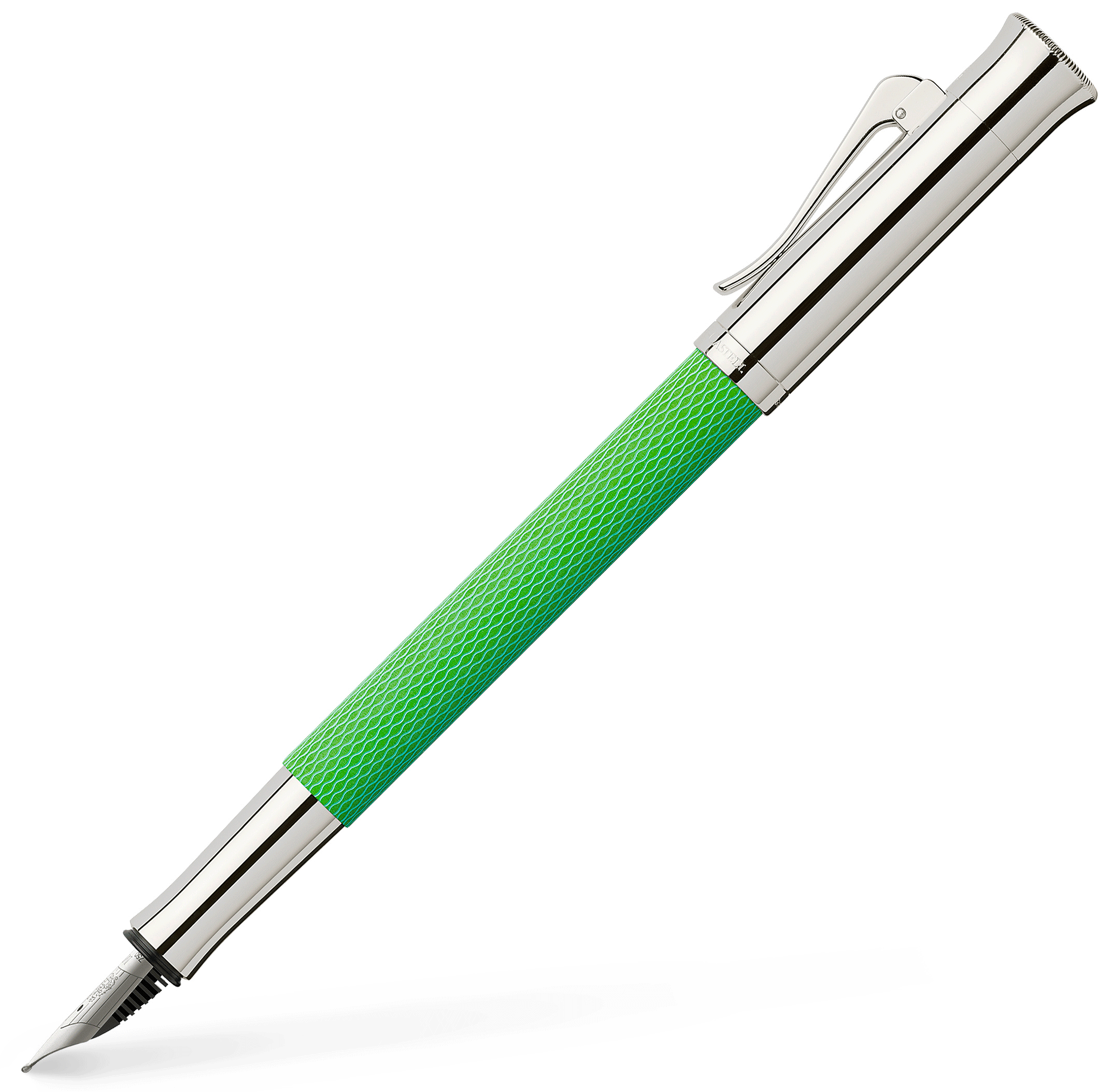 Graf von Faber-Castell Guilloche Viper Green Fountain Pen - Pencraft the boutique