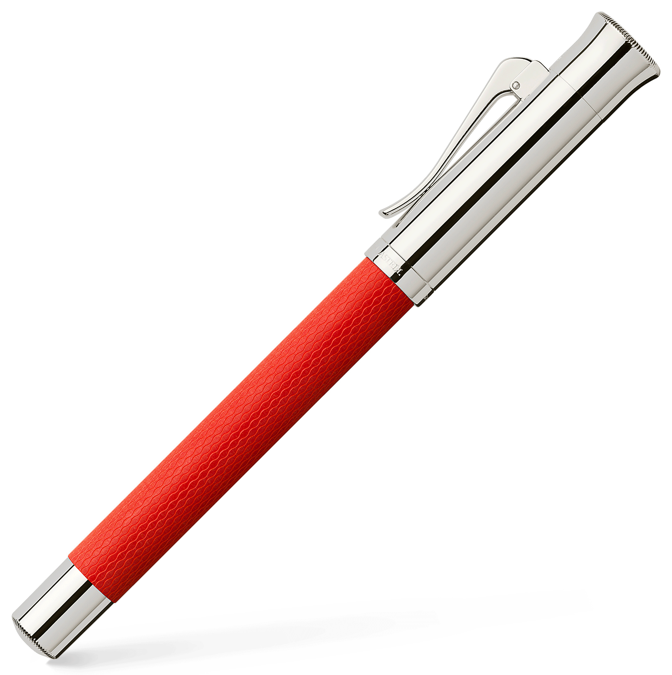 Graf von Faber Castell Guilloche India Red Fountain Pen - Pencraft the boutique
