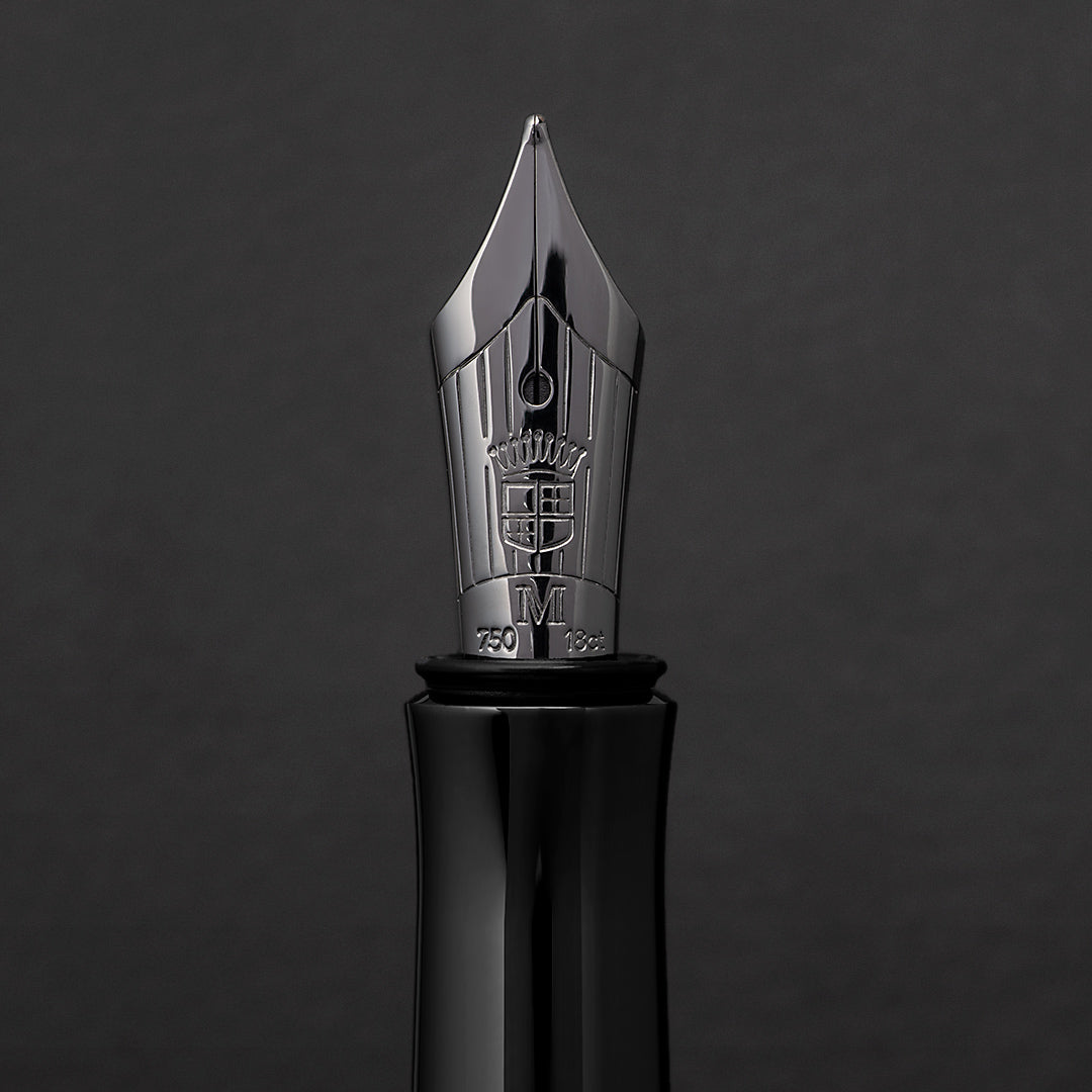 Graf von Faber Castell Guilloche Black Edition Fountain Pen - Pencraft the boutique