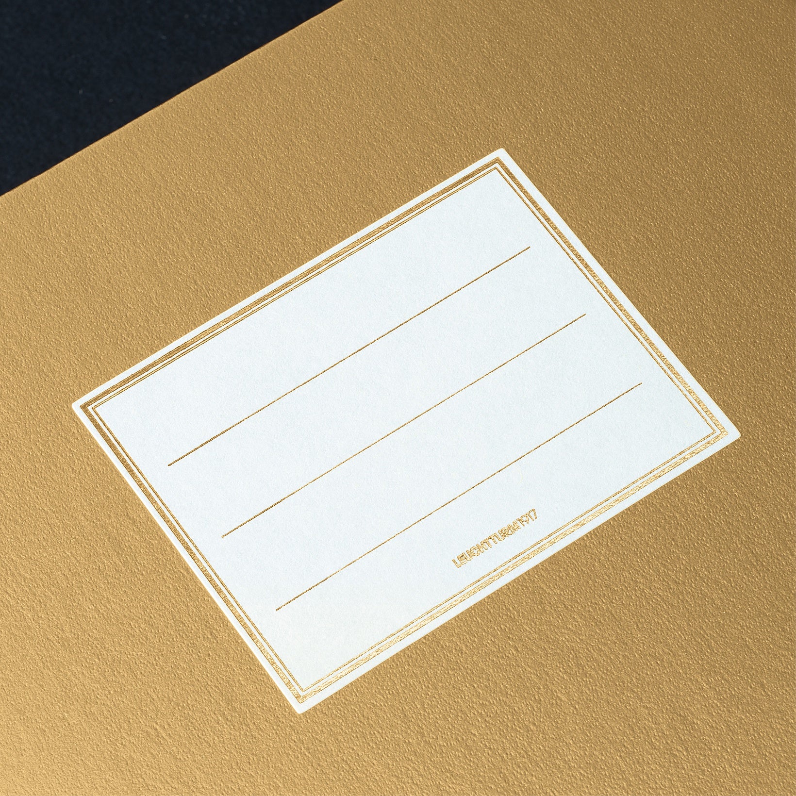 Leuchtturm1917 Notebook Medium (A5) Plain Gold Special Edition - Pencraft the boutique