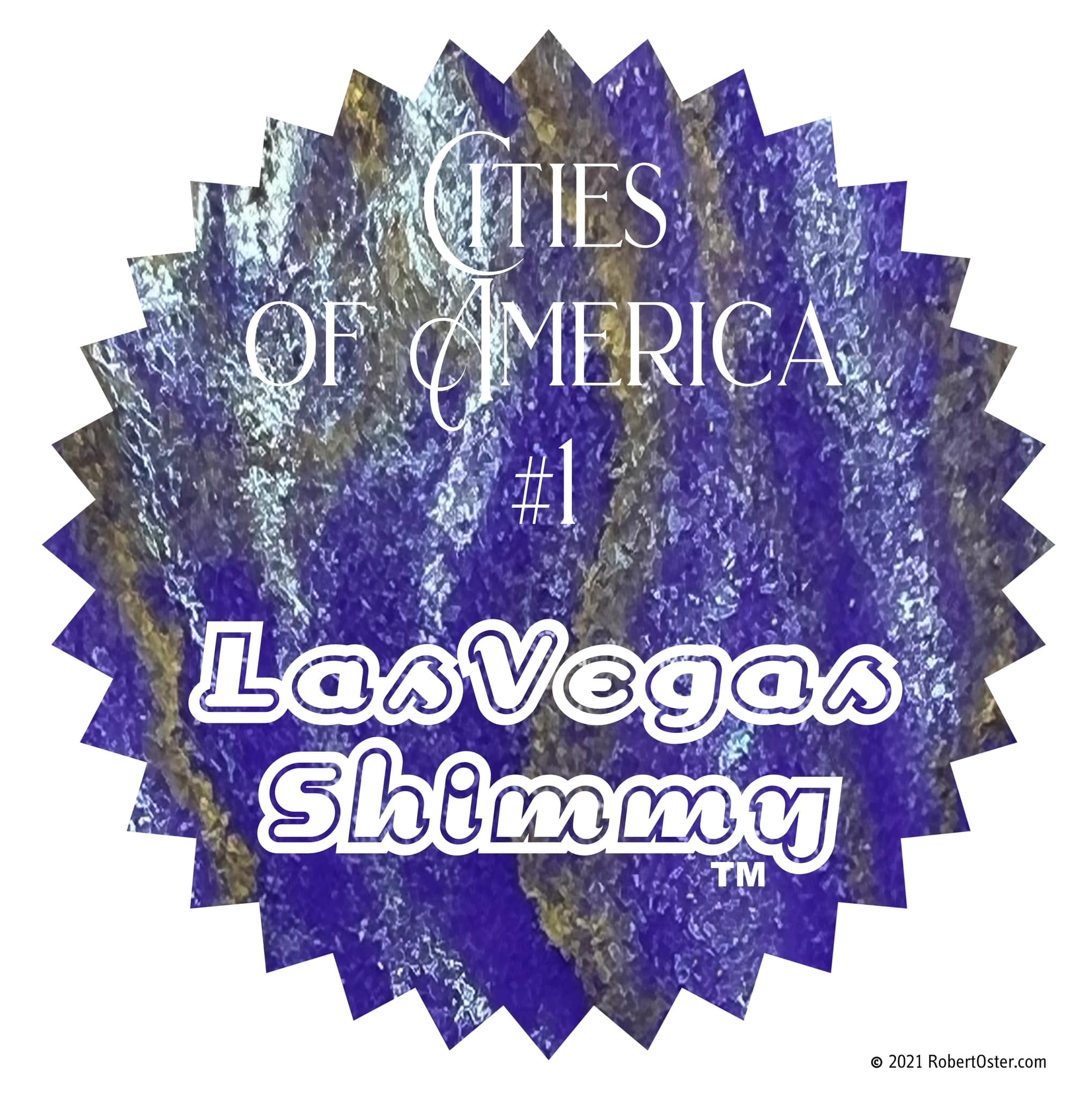 Robert Oster Signature Shake n Shimmy Ink Bottle Cities of America Las Vegas - Pencraft the boutique
