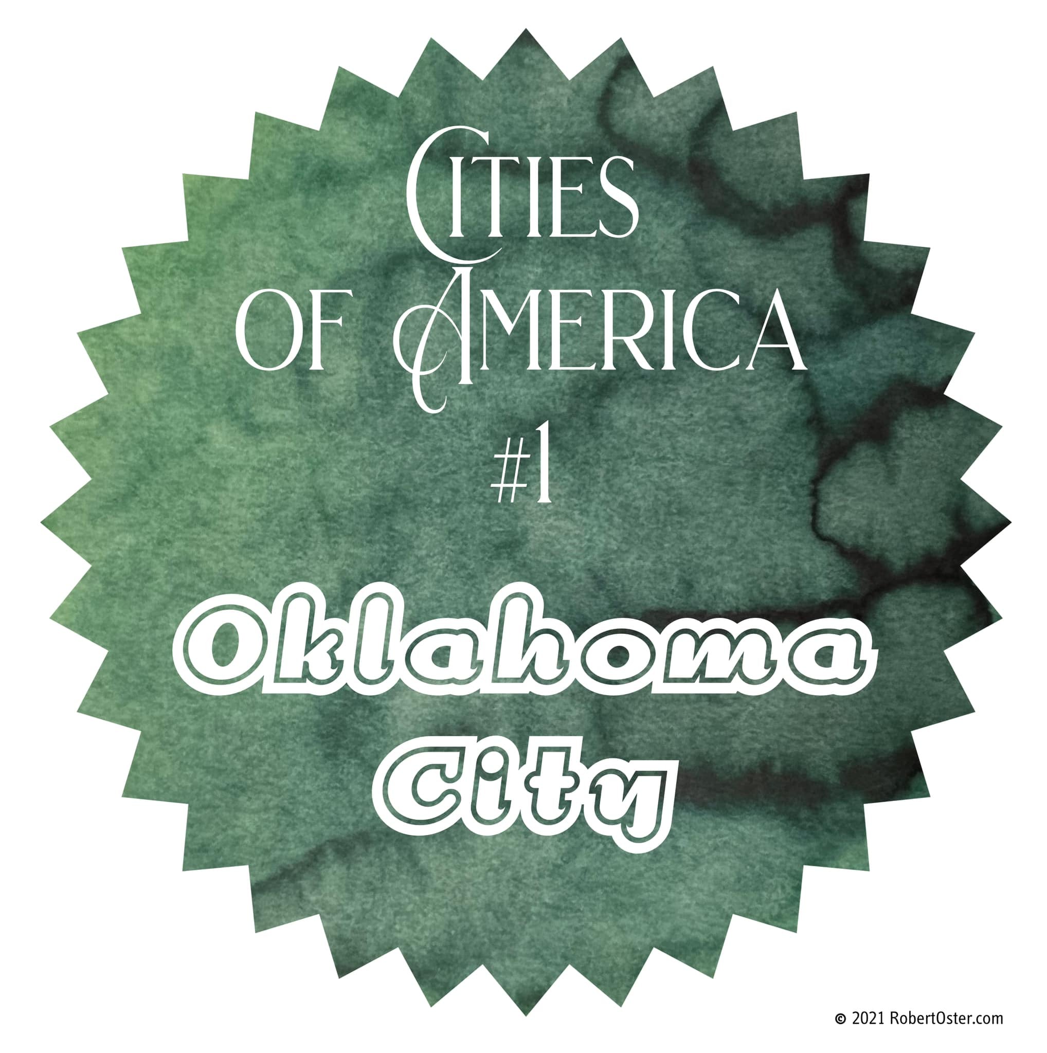 Robert Oster Signature Ink Bottle Cities of America LE Oklahoma - Pencraft the boutique