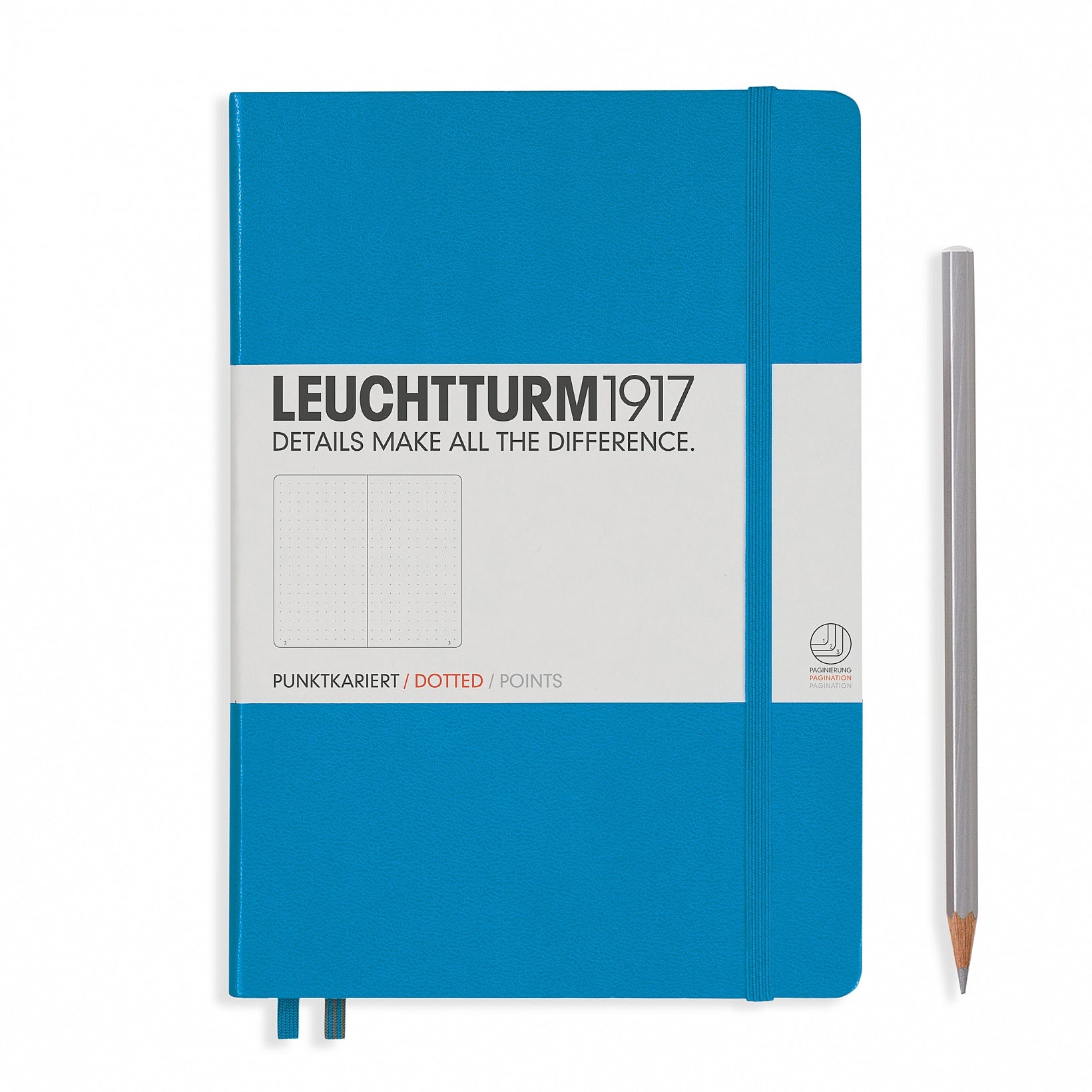 Leuchtturm1917 Notebook Medium (A5) Dotted Azure - Pencraft the boutique