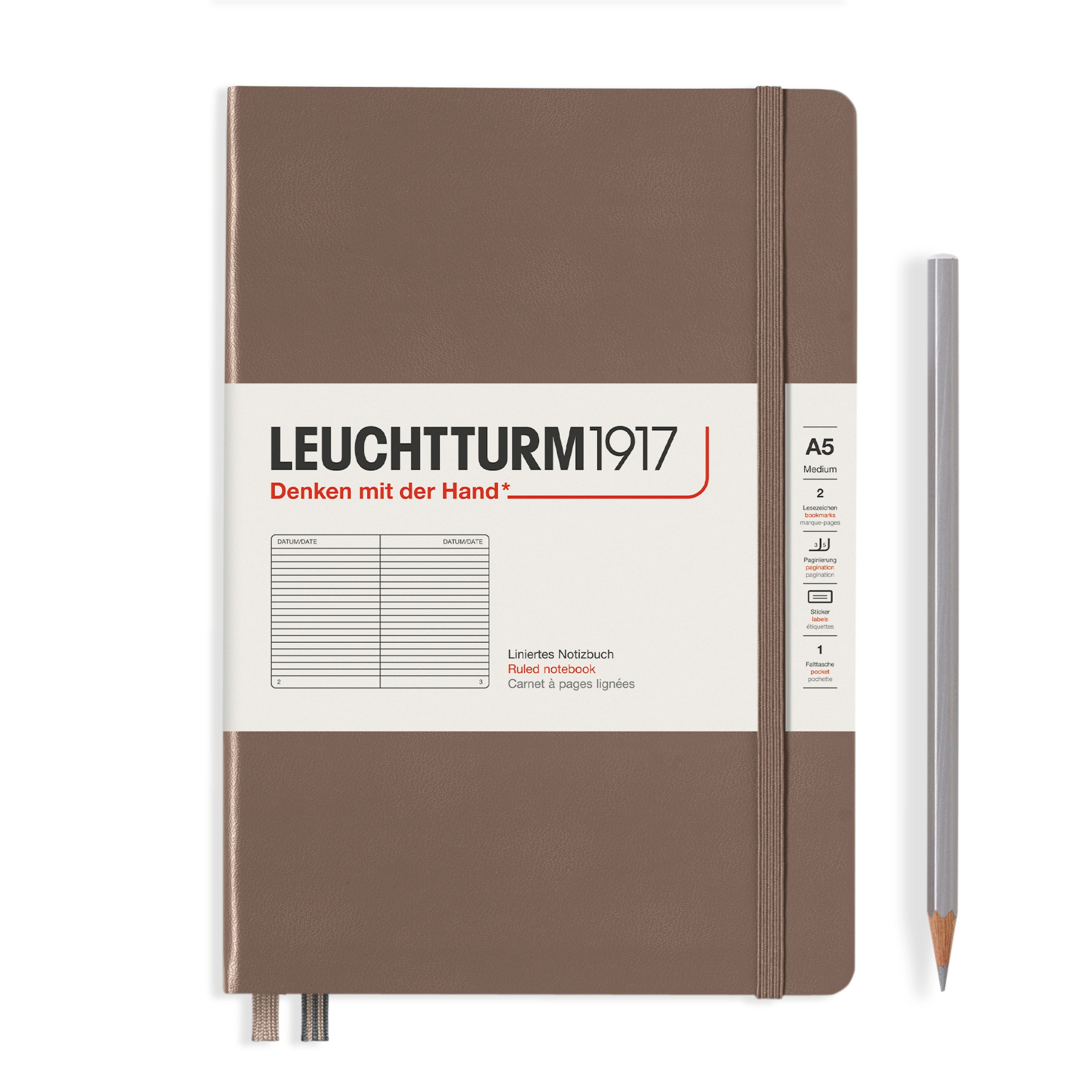 Leuchtturm1917 Notebook Medium (A5) Ruled Warm Earth - Pencraft the boutique