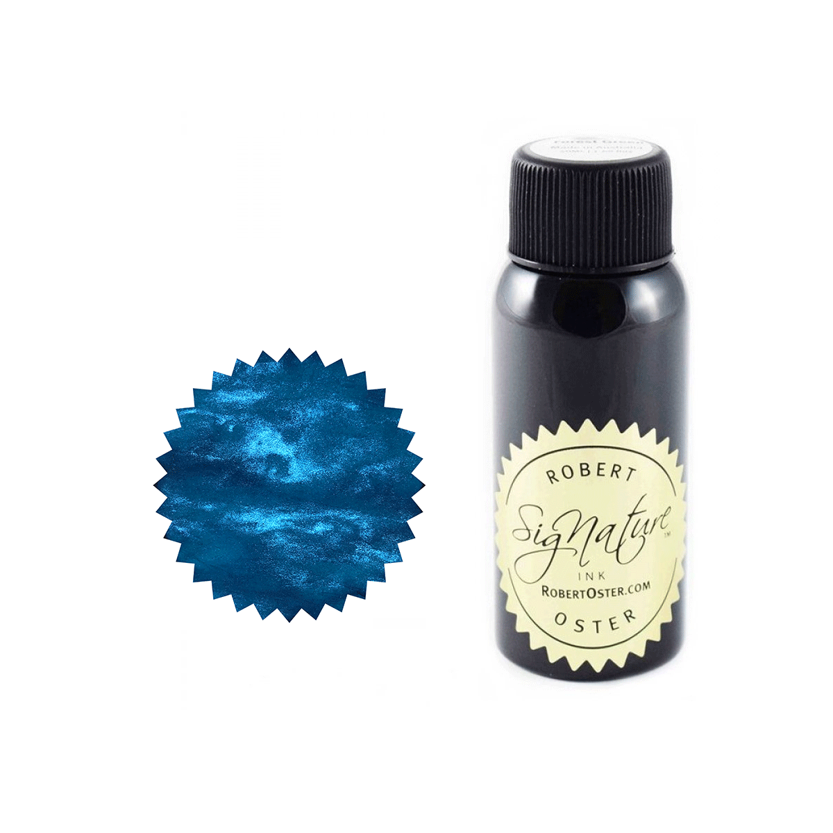Robert Oster Signature Shake n Shimmy Ink Bottle Blue Moon - Pencraft the boutique