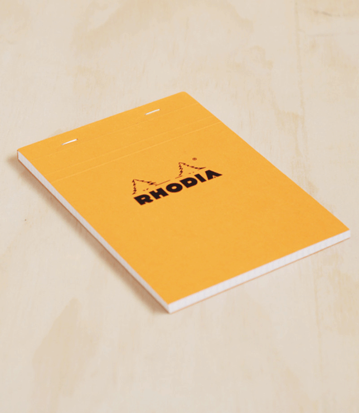 Rhodia Pad #16 Top Stapled Plain A5 Orange - Pencraft the boutique