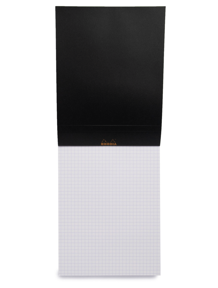 Rhodia Pad #16 Top Stapled 5x5 Grid A5 Black - Pencraft the boutique
