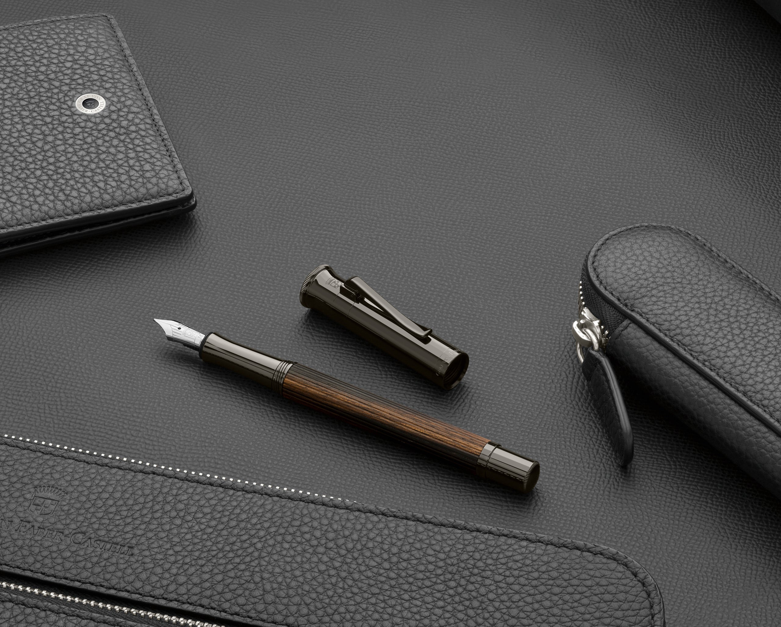 Graf von Faber Castell Classic Macassar Black Edition Fountain Pen - Pencraft the boutique