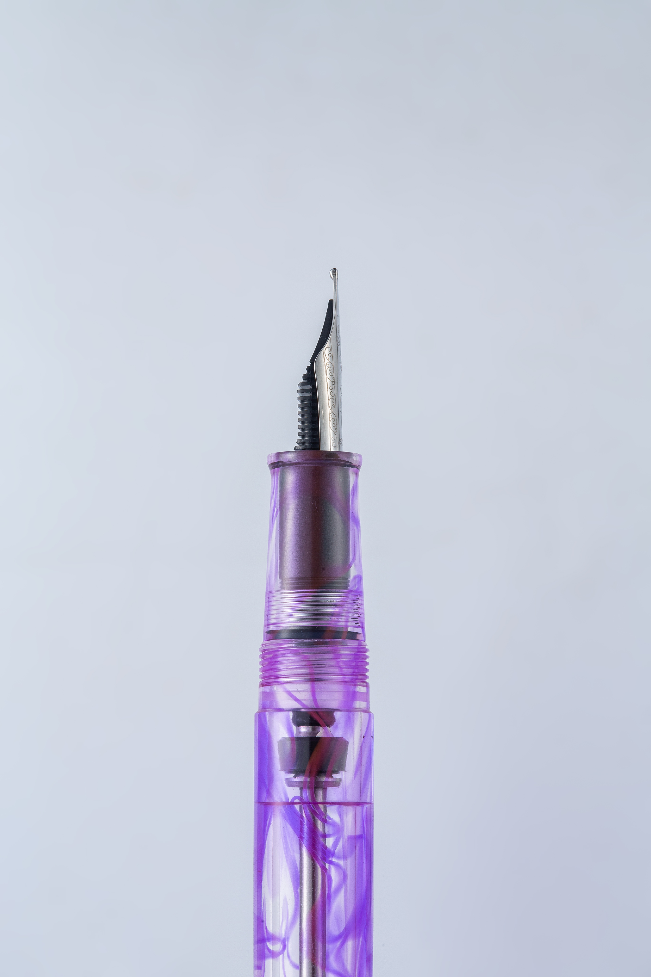 Nahvalur Original Plus Melacara Purple Fountain Pen - Pencraft the boutique