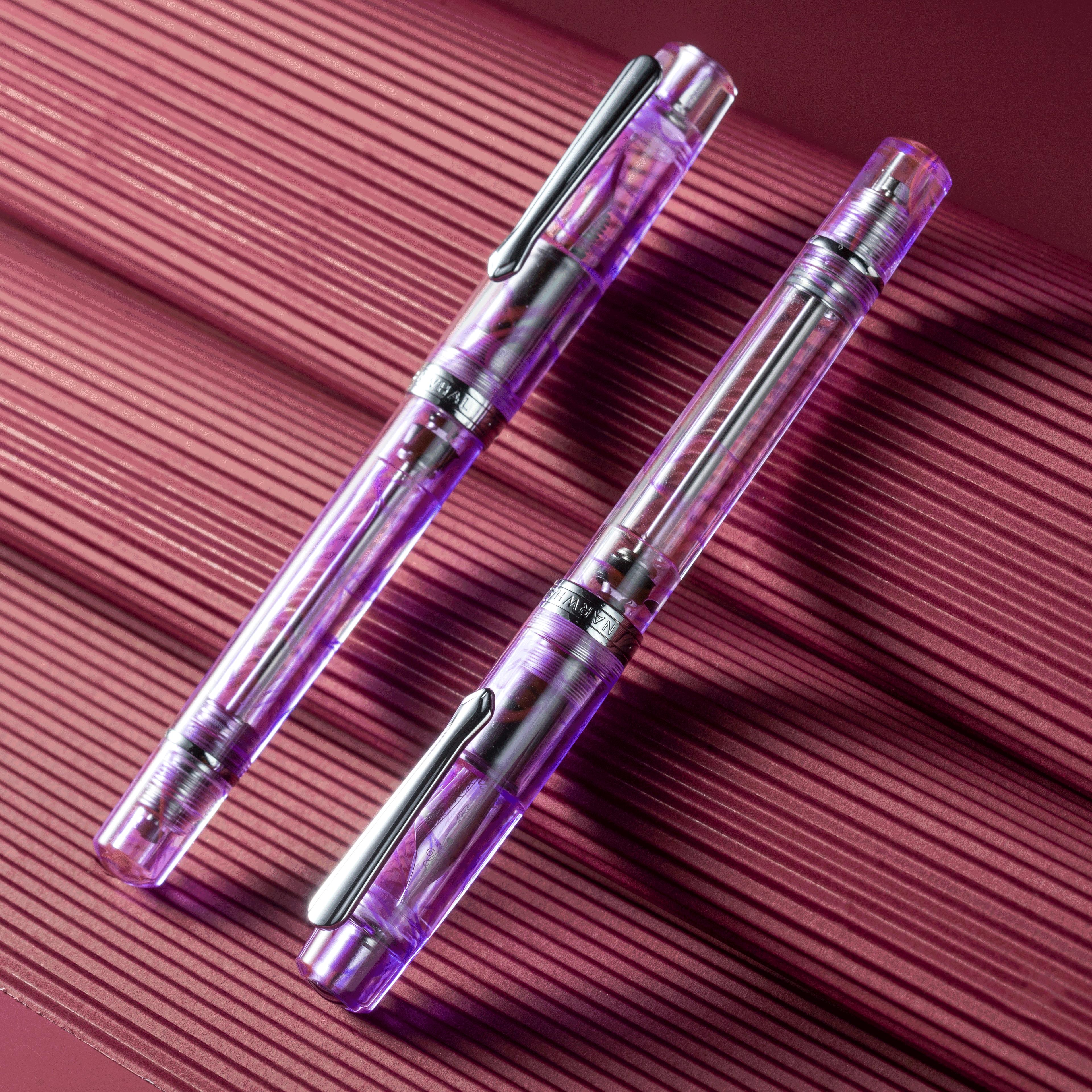 Nahvalur Original Plus Melacara Purple Fountain Pen - Pencraft the boutique