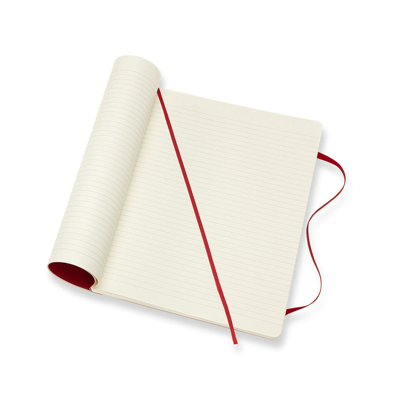 Moleskine Classic Soft Cover Notebook Ruled Extra Large Scarlet Red - Pencraft the boutique