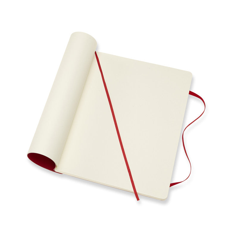 Moleskine Classic Soft Cover Notebook Plain Extra Large Scarlet Red - Pencraft the boutique