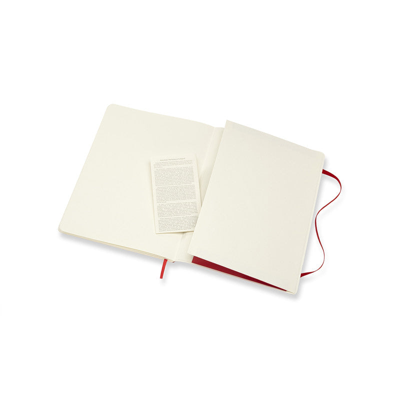 Moleskine Classic Soft Cover Notebook Plain Extra Large Scarlet Red - Pencraft the boutique
