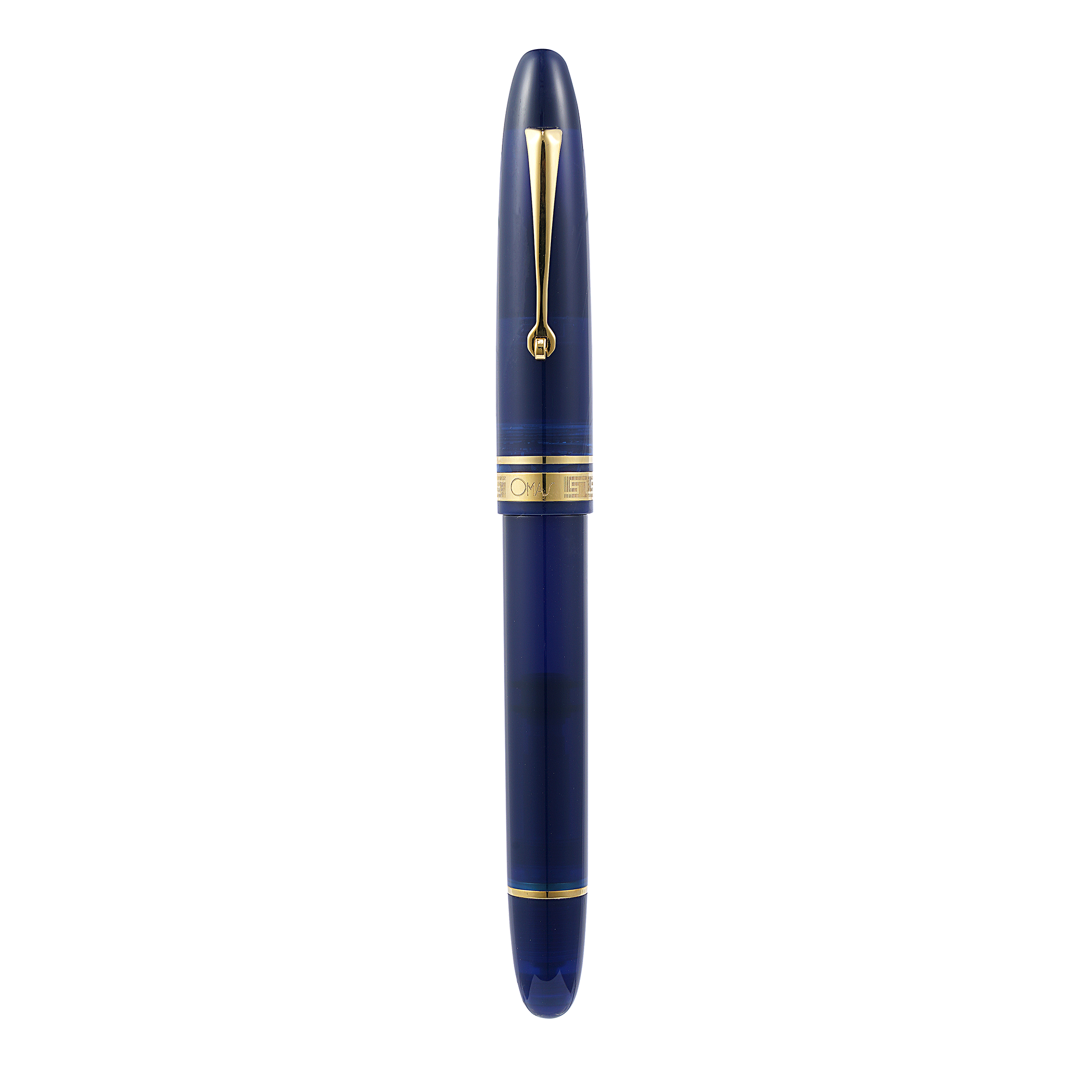 Omas Ogiva Blu Gold Trim Fountain Pen - Pencraft the boutique