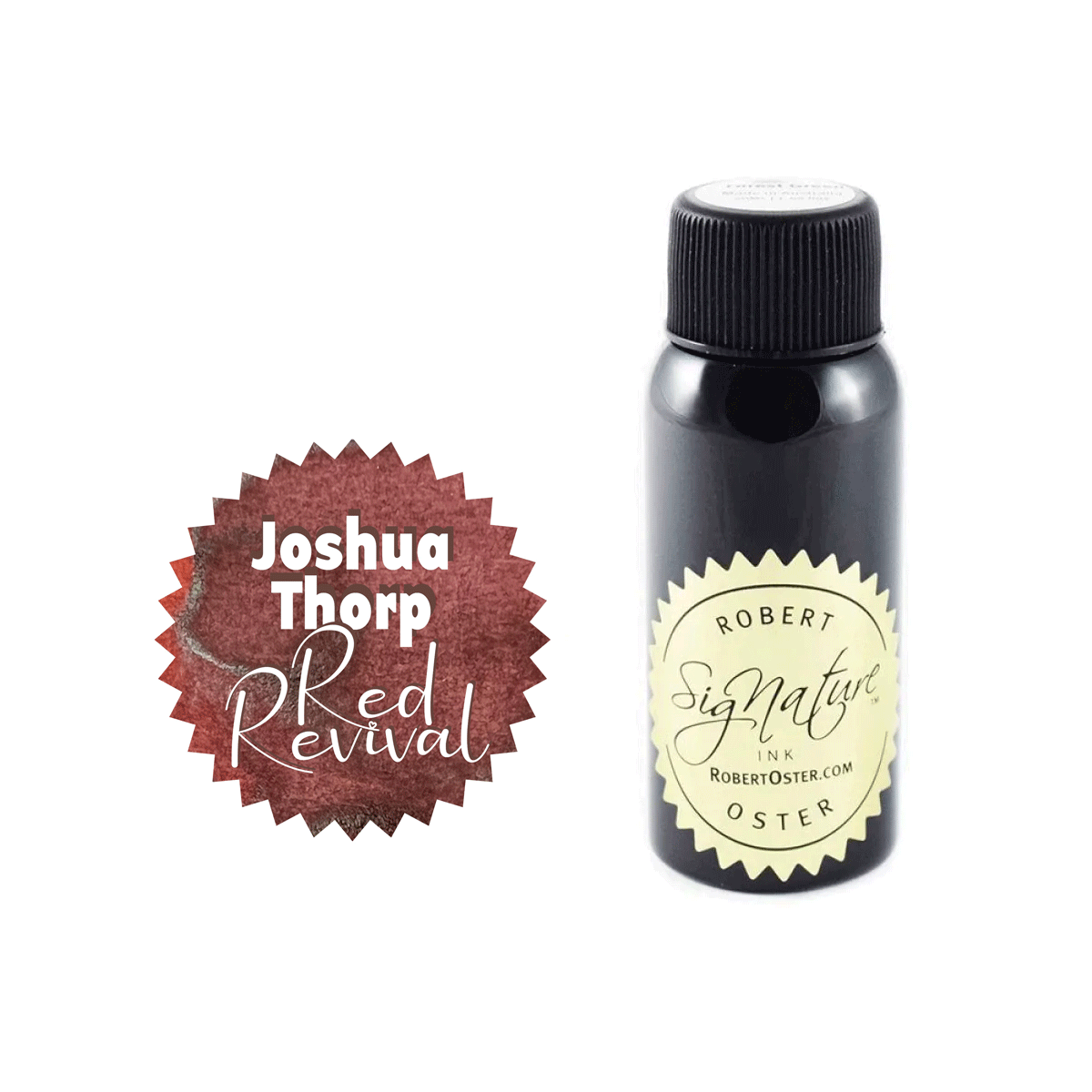 Robert Oster Signature Ink Bottle Joshua Thorp Red Revival - Pencraft the boutique
