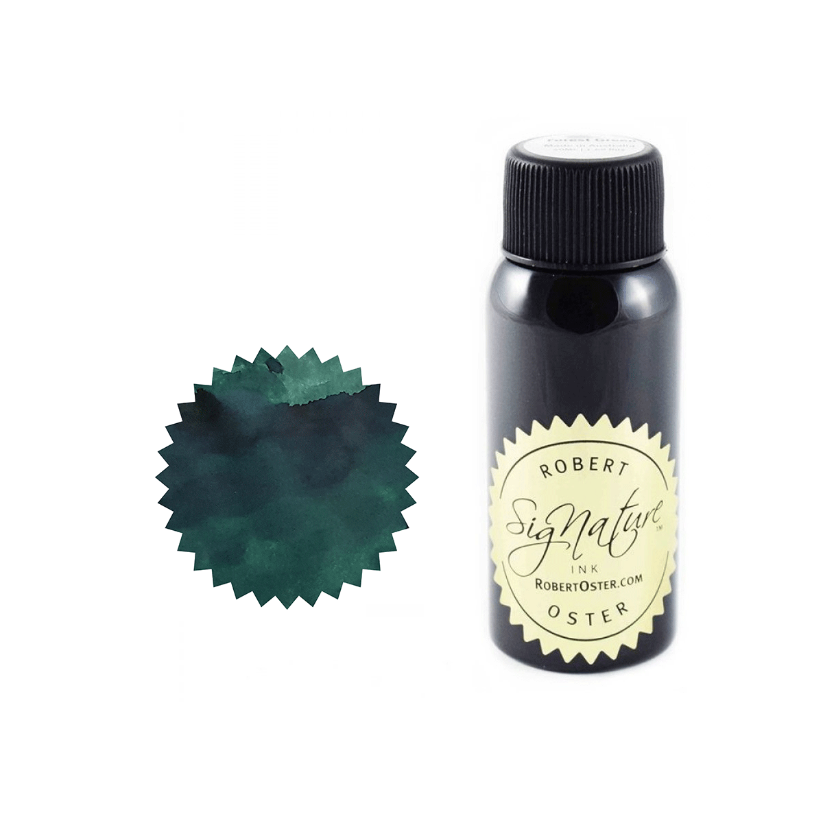 Robert Oster Signature Ink Bottle Green at Night - Pencraft the boutique