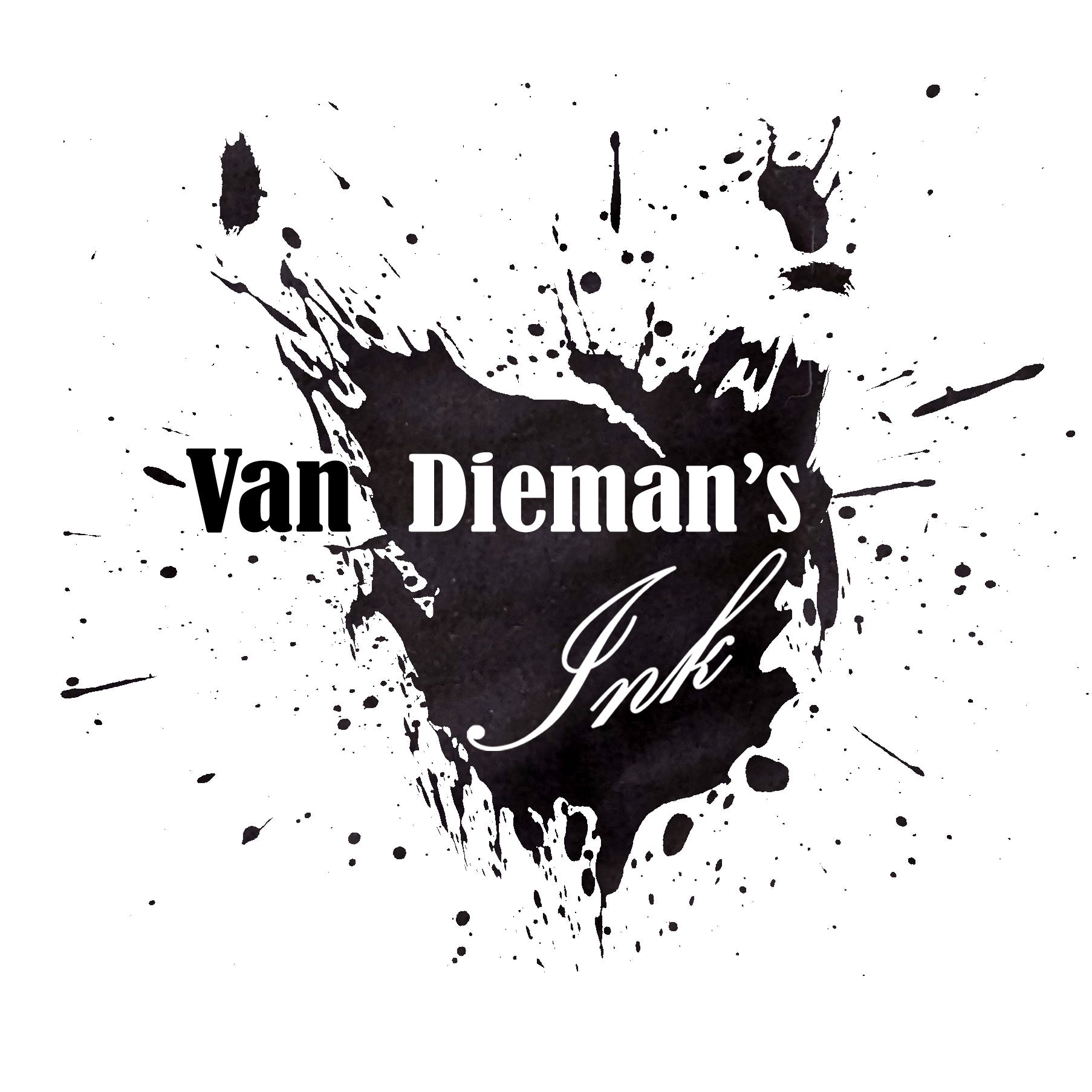 VAN DIEMAN'S INK Pencraft the Boutique Hidden Tearoom Black Fountain Pen Ink 30ml - Pencraft the boutique