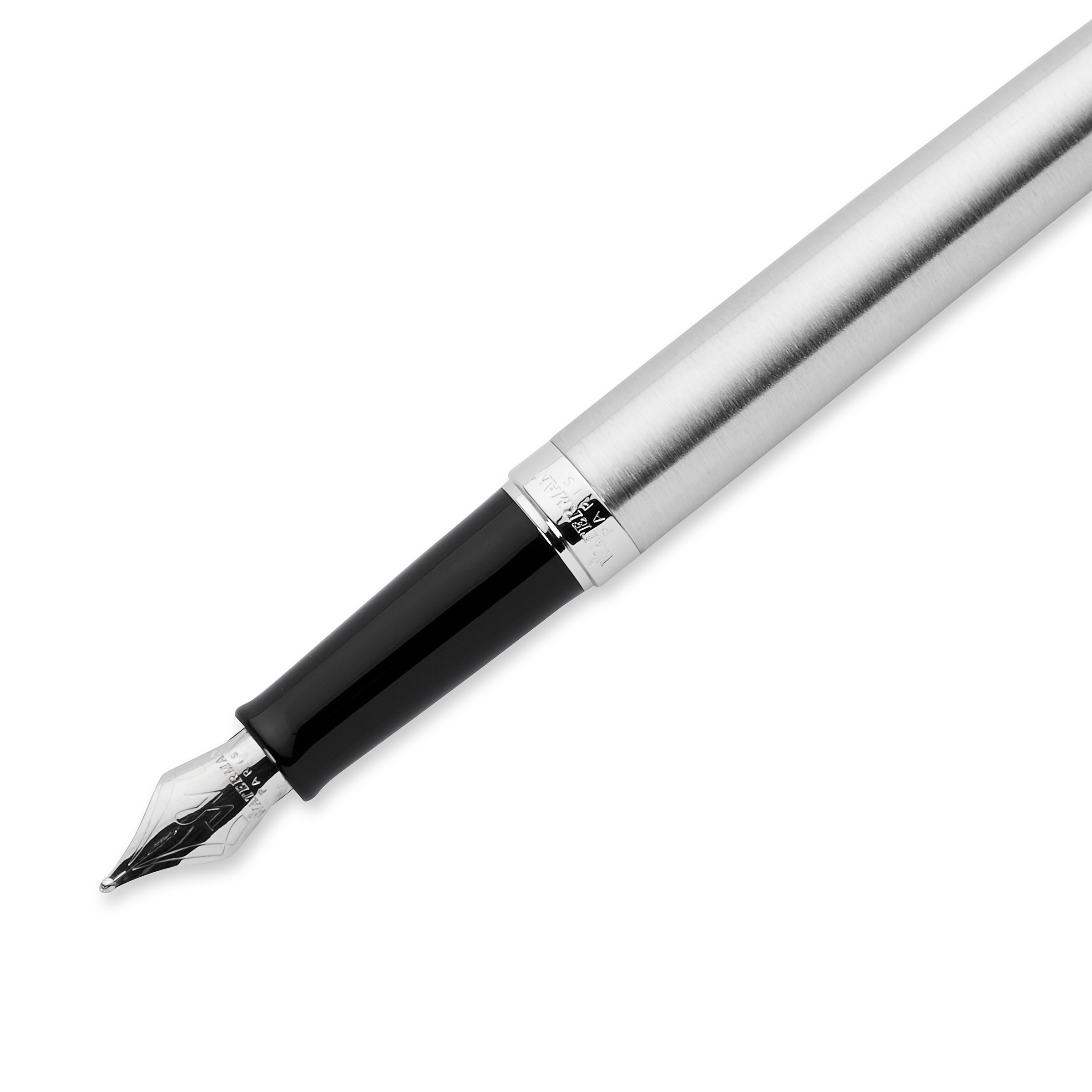 Waterman Hemisphere Stainless Steel Chrome Trim Fountain Pen - Pencraft the boutique