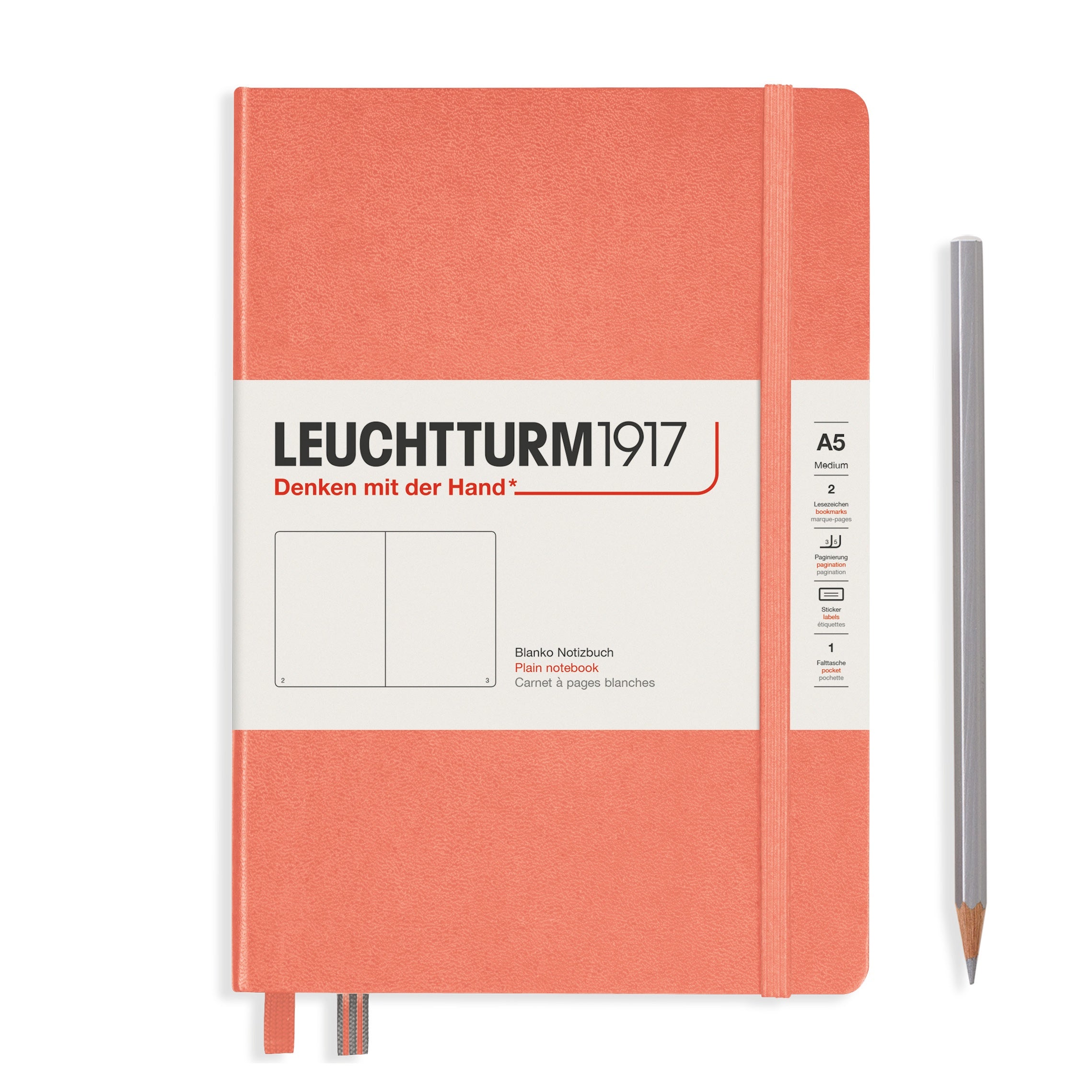 Leuchtturm1917 Notebook Medium (A5) Ruled Bellini - Pencraft the boutique