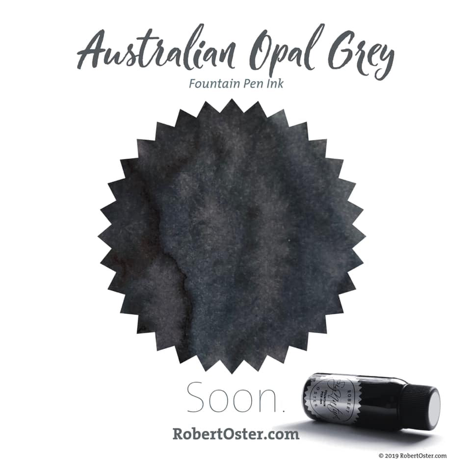Robert Oster Signature Ink Bottle Australian Opal Grey - Pencraft the boutique
