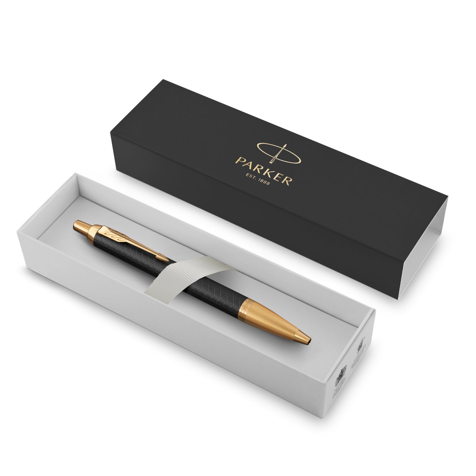 Parker IM Premium Black Gold Trim Ballpoint - Pencraft the boutique