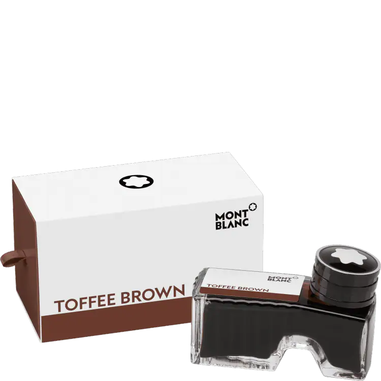 Montblanc Ink Bottle 60ml Toffee Brown - Pencraft the boutique