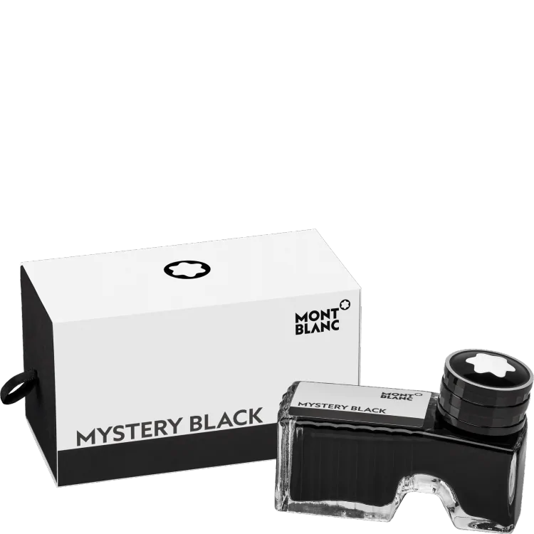 Montblanc Ink Bottle 60ml Mystery Black - Pencraft the boutique