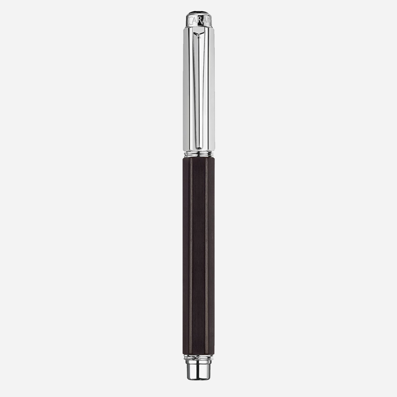 Caran d’Ache Varius EBONY Silver-Plated and Rhodium-Coated Fountain - Pencraft the boutique