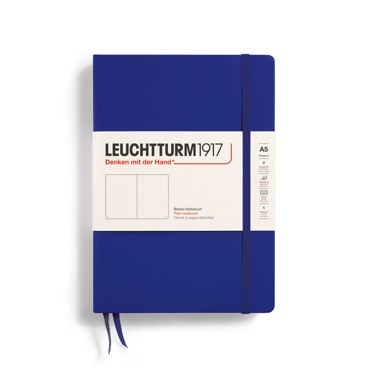 Leuchtturm1917 Notebook Medium (A5) Plain Ink - Pencraft the boutique