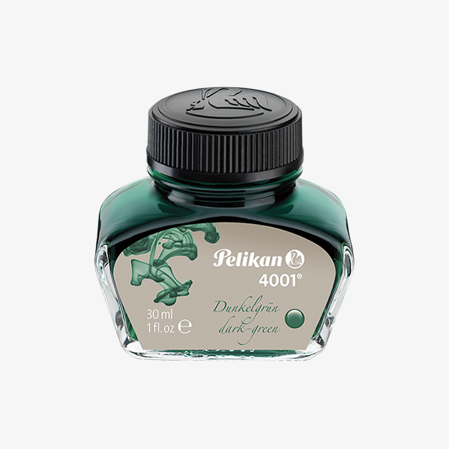 Pelikan 4001 Dark Green Ink Bottle 62ml - Pencraft the boutique