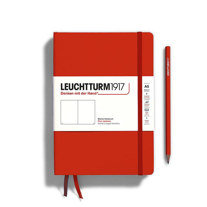 Leuchtturm1917 Notebook Medium (A5) Plain Fox Red - Pencraft the boutique