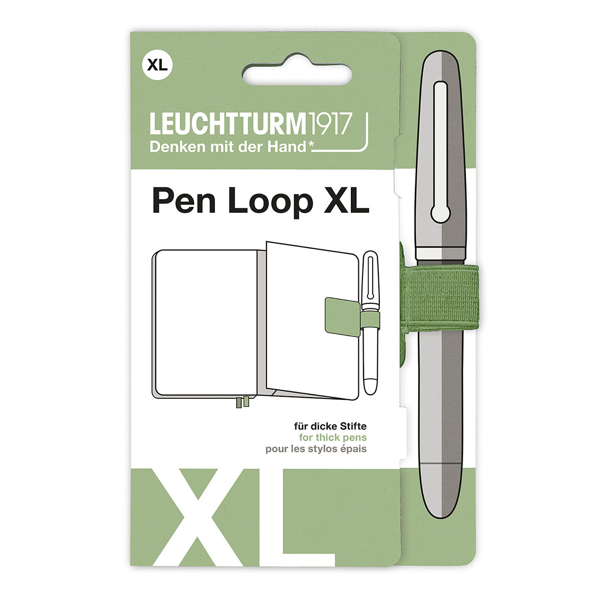 Leuchtturm1917 Pen Loop XL Sage - Pencraft the boutique