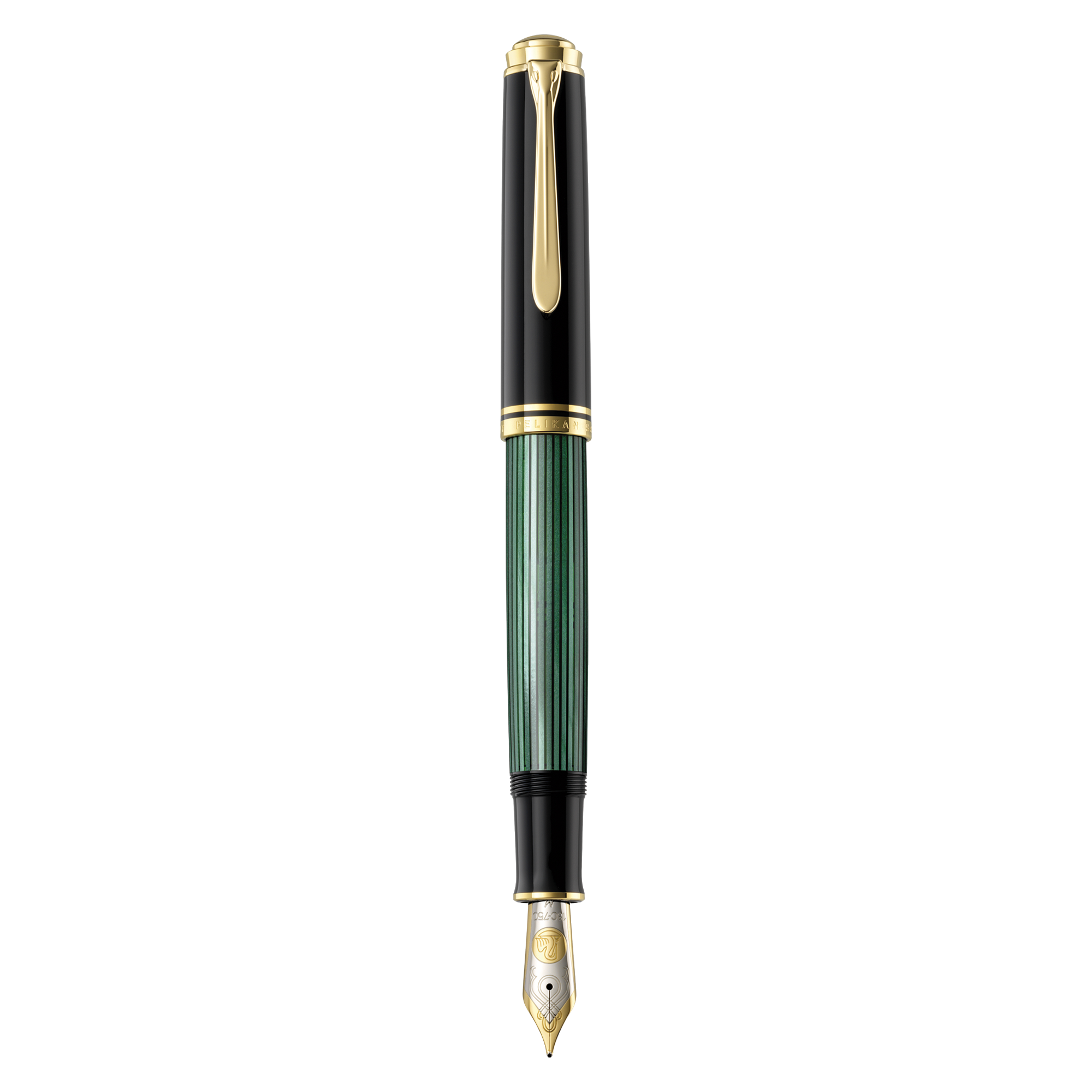 Pelikan Souverän M1000 Black Green Fountain Pen - Pencraft the boutique