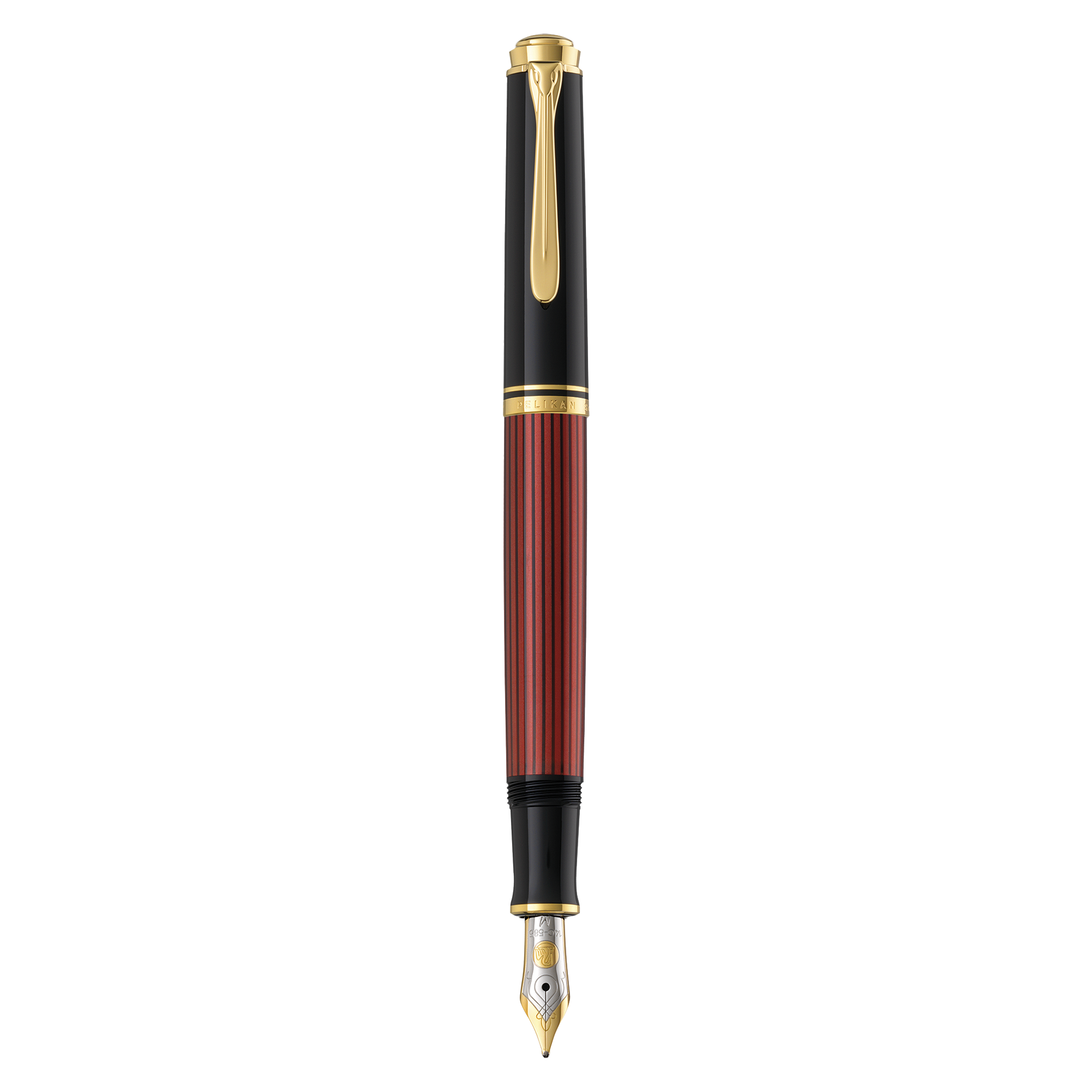 Pelikan Souverän M400 Black Red Fountain Pen - Pencraft the boutique