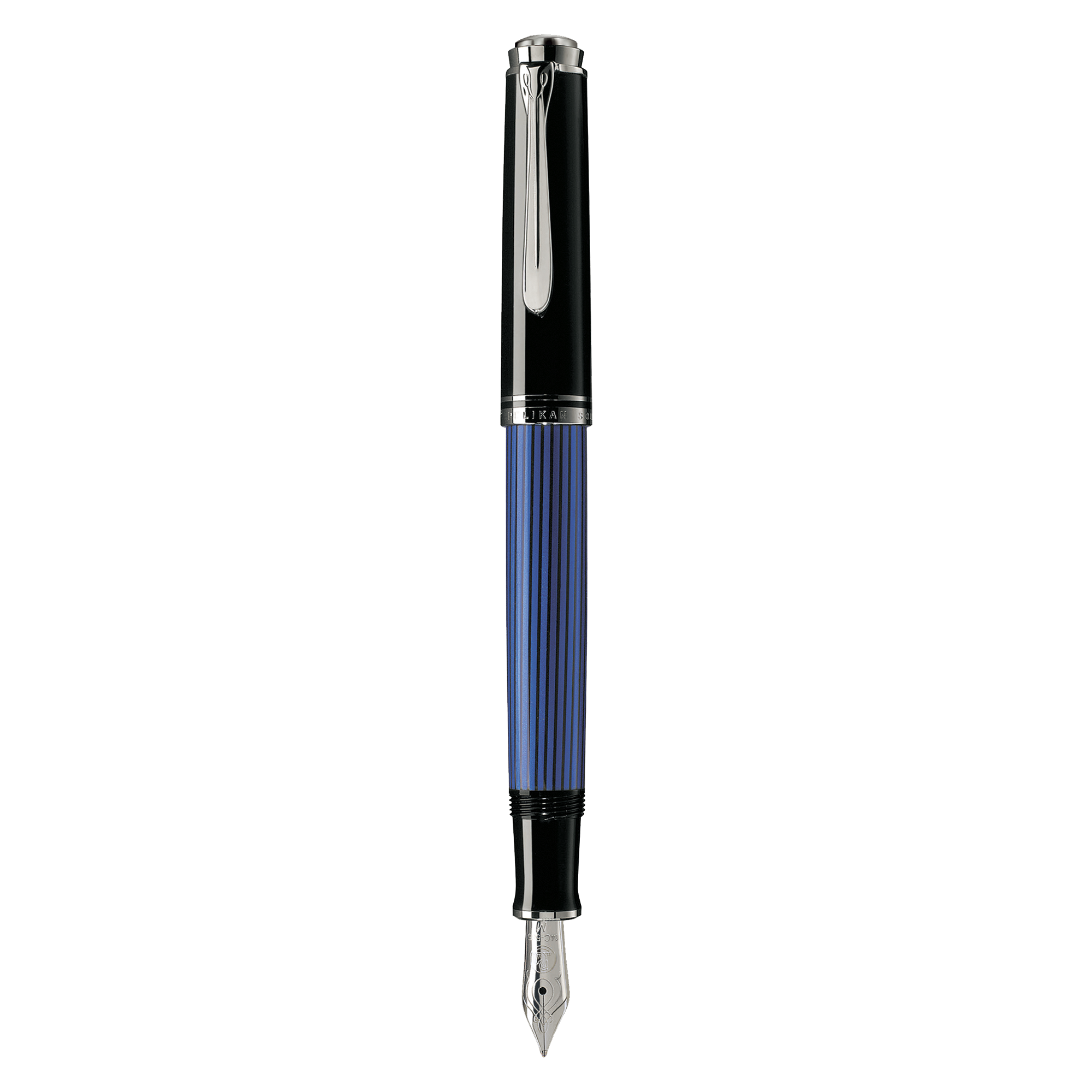 Pelikan Souverän M405 Black Blue Fountain Pen - Pencraft the boutique