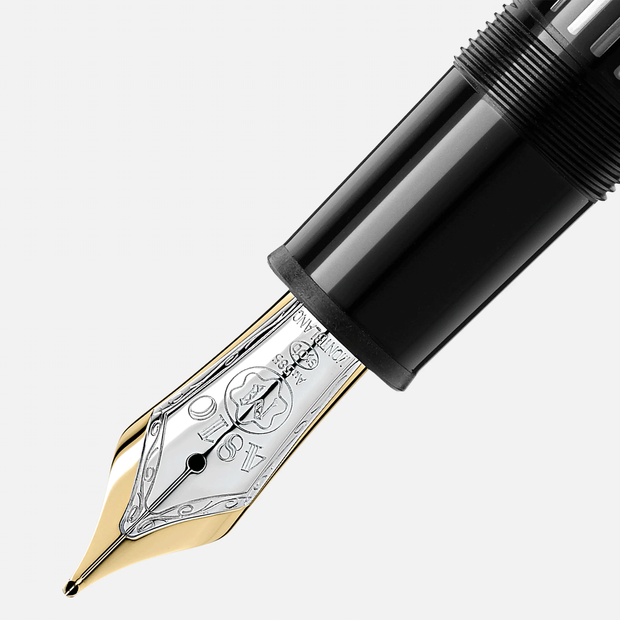 Montblanc Meisterstuck LeGrand Black Platinum Fountain Pen - Pencraft the boutique